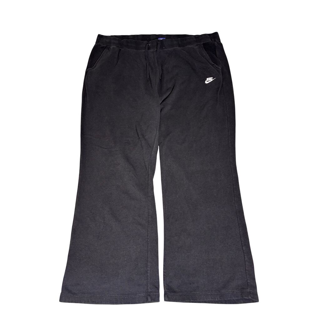 Nike Black Wide Leg Sweatpants — 3XL